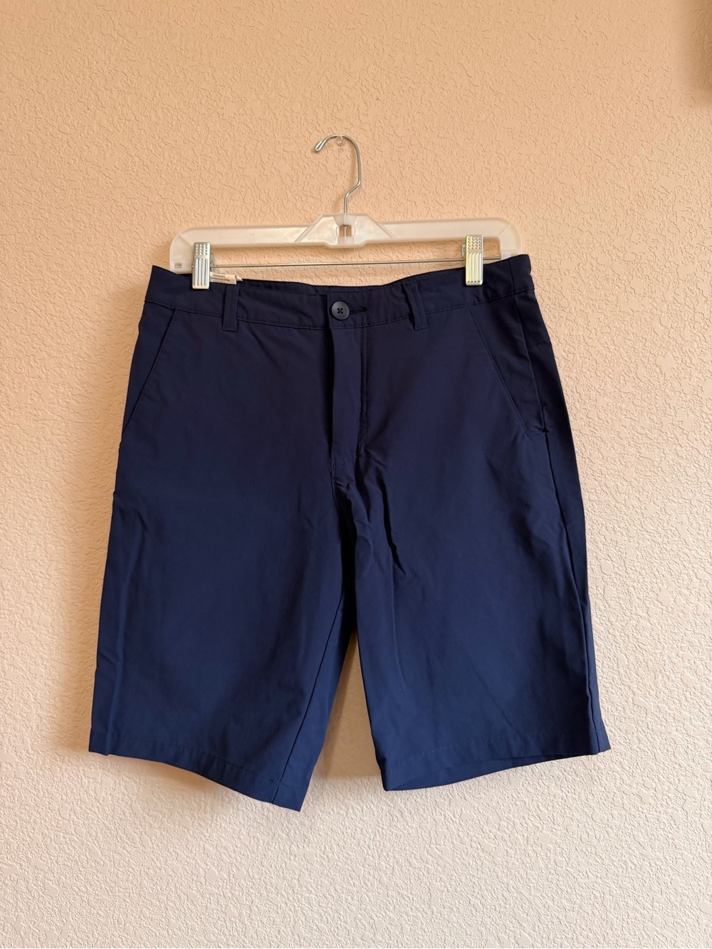 Oakley Men’s Navy Blue Chino Utility Shorts Performance Shorts - Picture 3 of 12